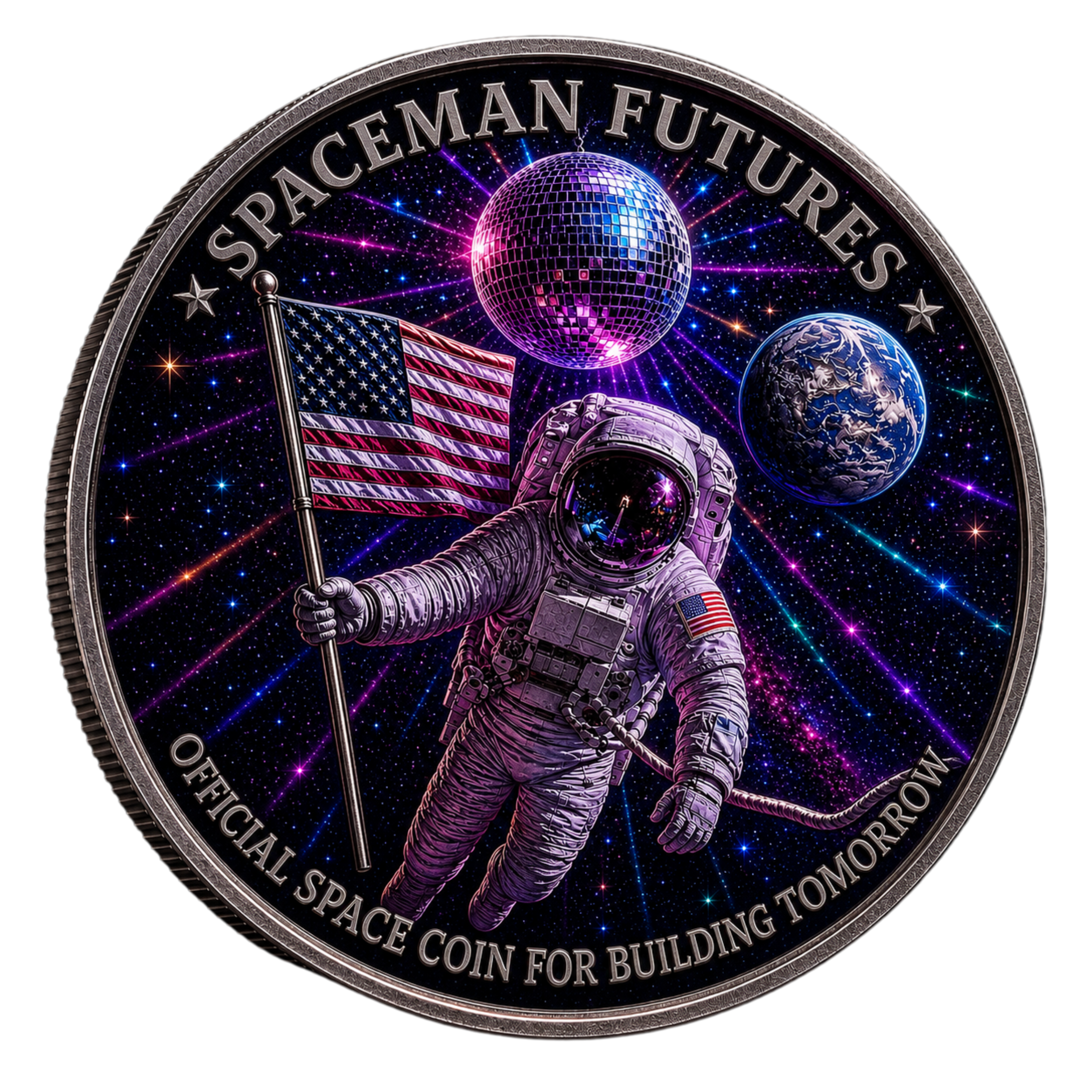 Spaceman Futures Medallion
